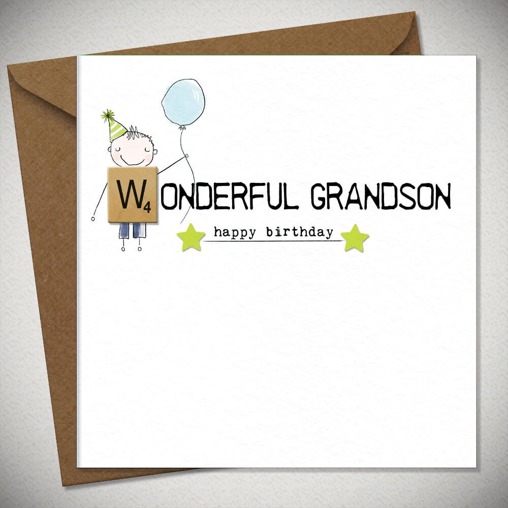 Grandson Birthday Card