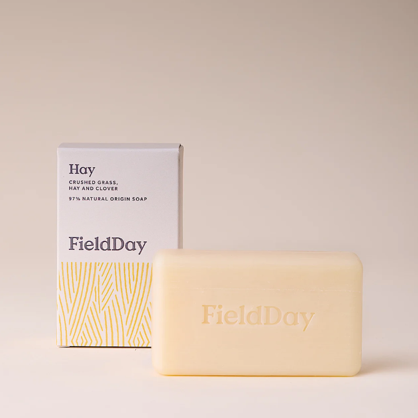 Classic Hay Soap Bar- Crushed Grass, Hay and Clover