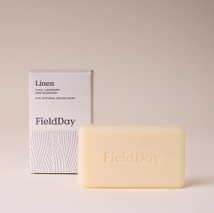 Classic Linen Soap Bar- Flax, Lavender and Rosemary