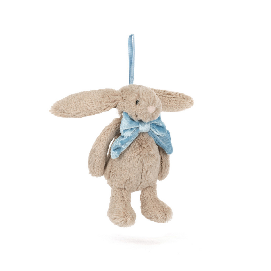 Bashful Beige Bunny Decoration