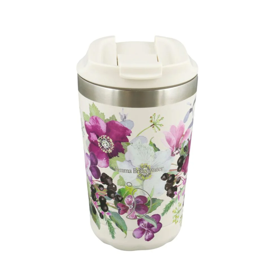 Chilly's 340ml Travel Cup- Emma Bridgewater- Winter Flowers