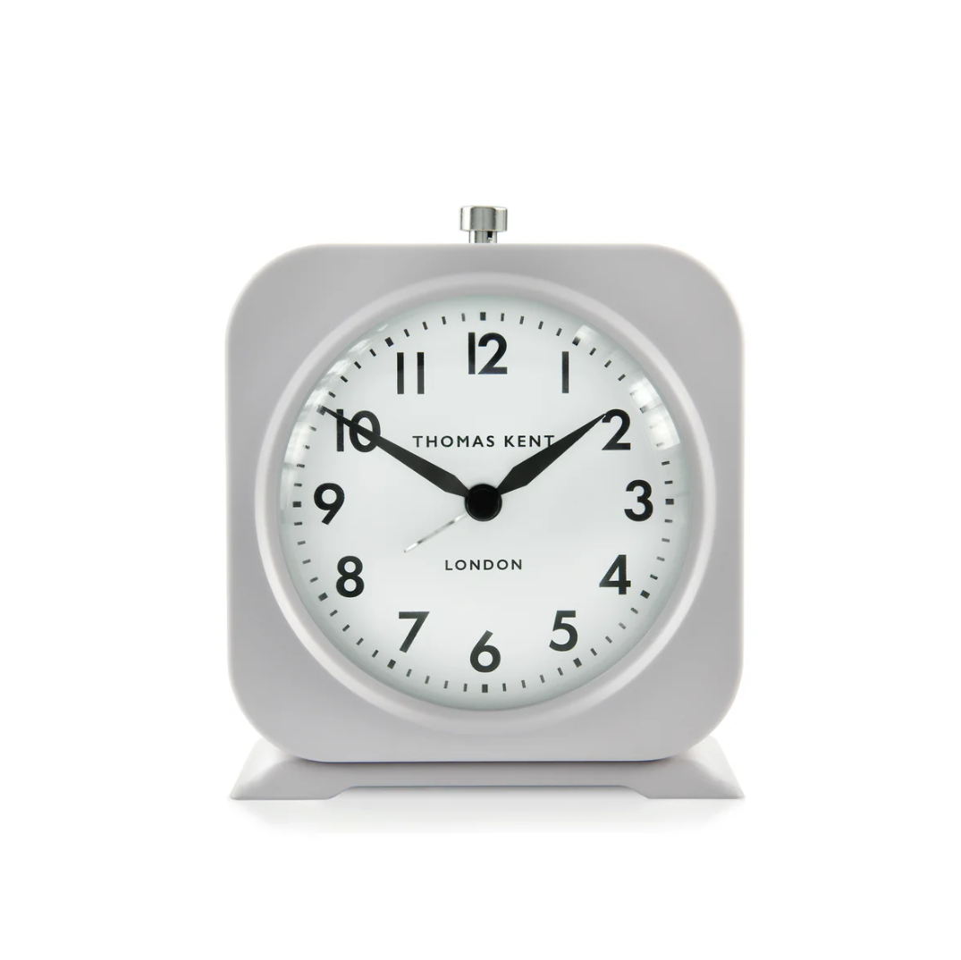5" Finch Alarm Clock- Warm Grey