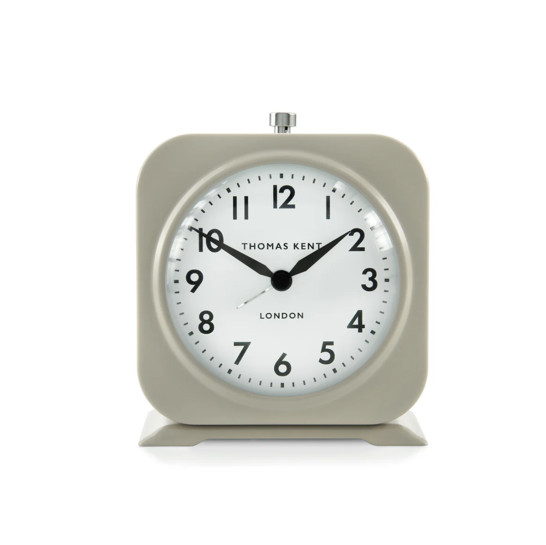 5" Finch Alarm Clock- Taupe