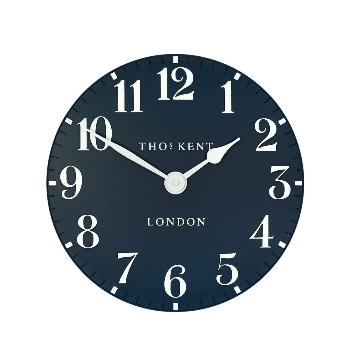 12" Arabic Wall Clock- Ink