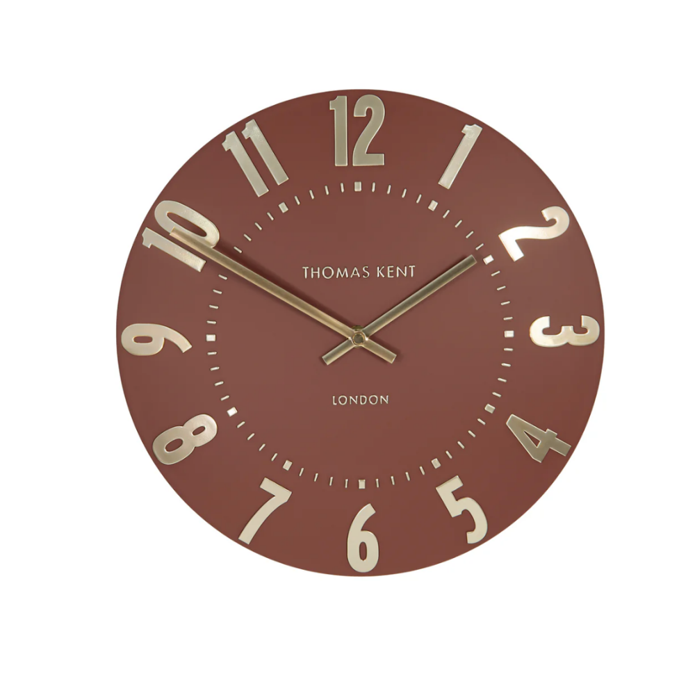 12" Mulberry Wall Clock- Auburn