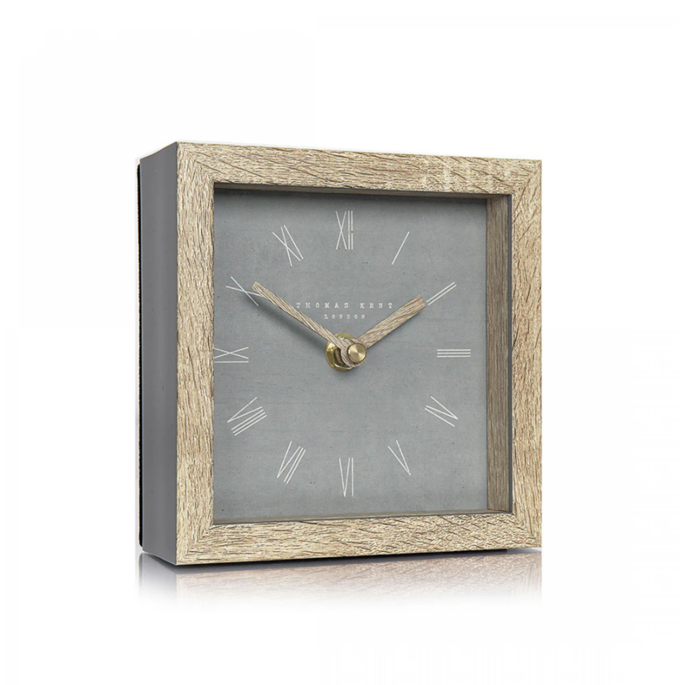 5'' Nordic Mantel Clock Cement