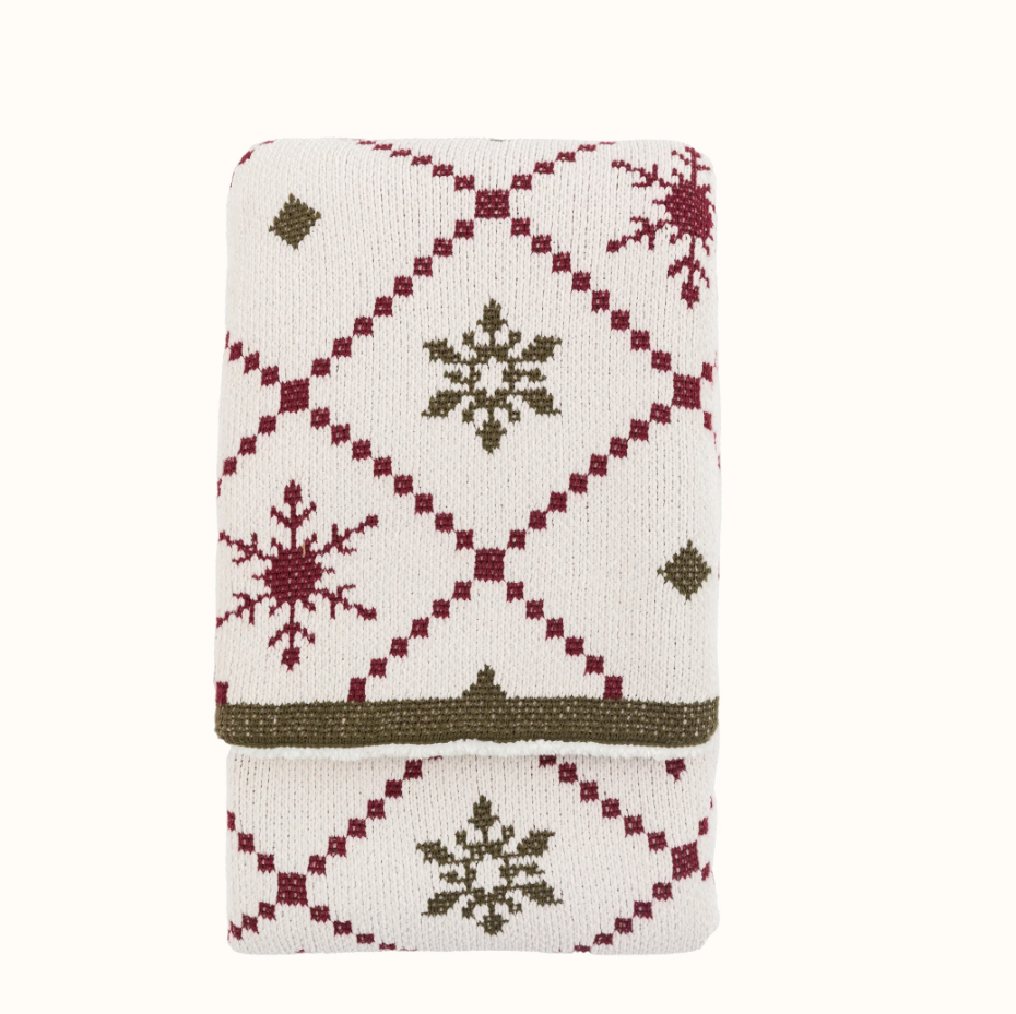 Heritage Fairisle Chenille Woven Throw