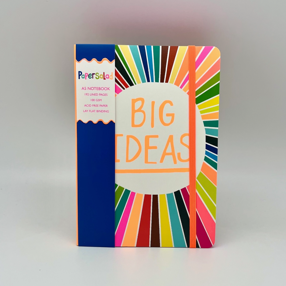 Bright, Floral Patterned A5 Notebook Journal