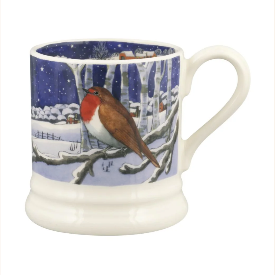 Midnight Robin 1/2 Pint Mug