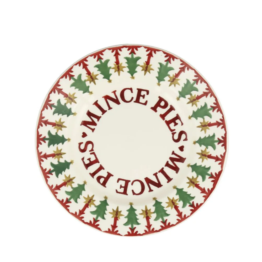 Christmas Joy Medium Dinner Plate 8 1/2 Inch Plate
