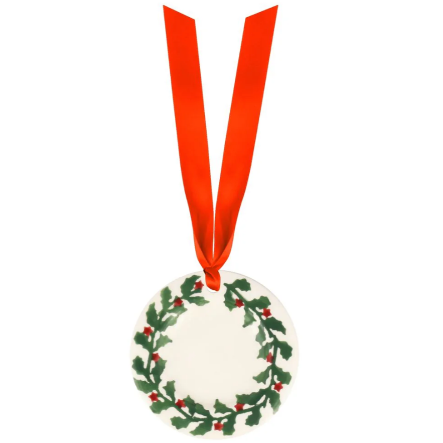 Tiny Holly Tiny Plate Decoration Boxed