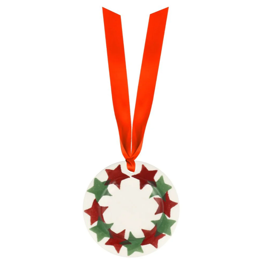 Christmas Stars Tiny Plate Decoration Boxed