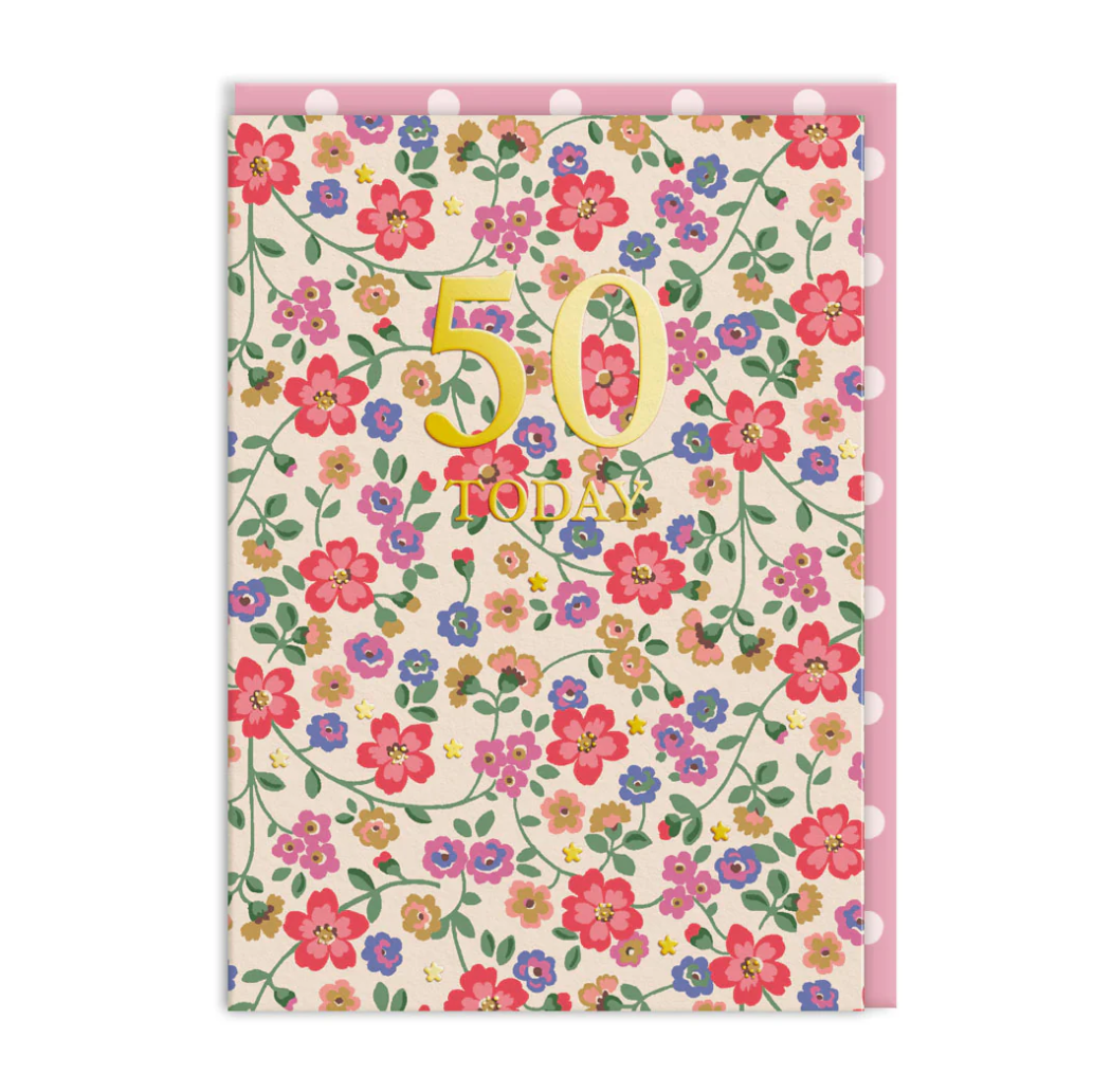 50 Today Birthday Card- Cath Kidston