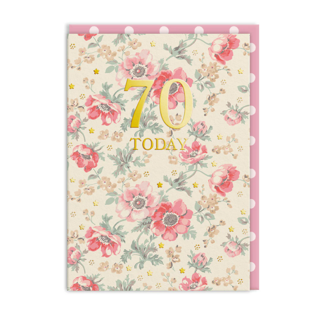 70 Today Birthday Card- Cath Kidston