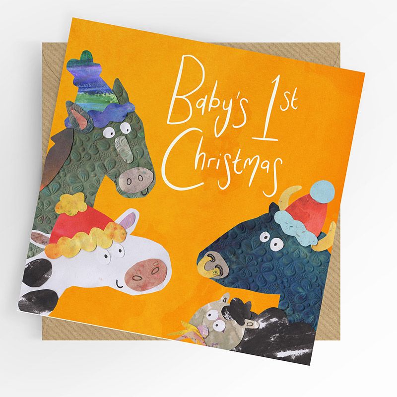 Baby's 1st Christmas Card