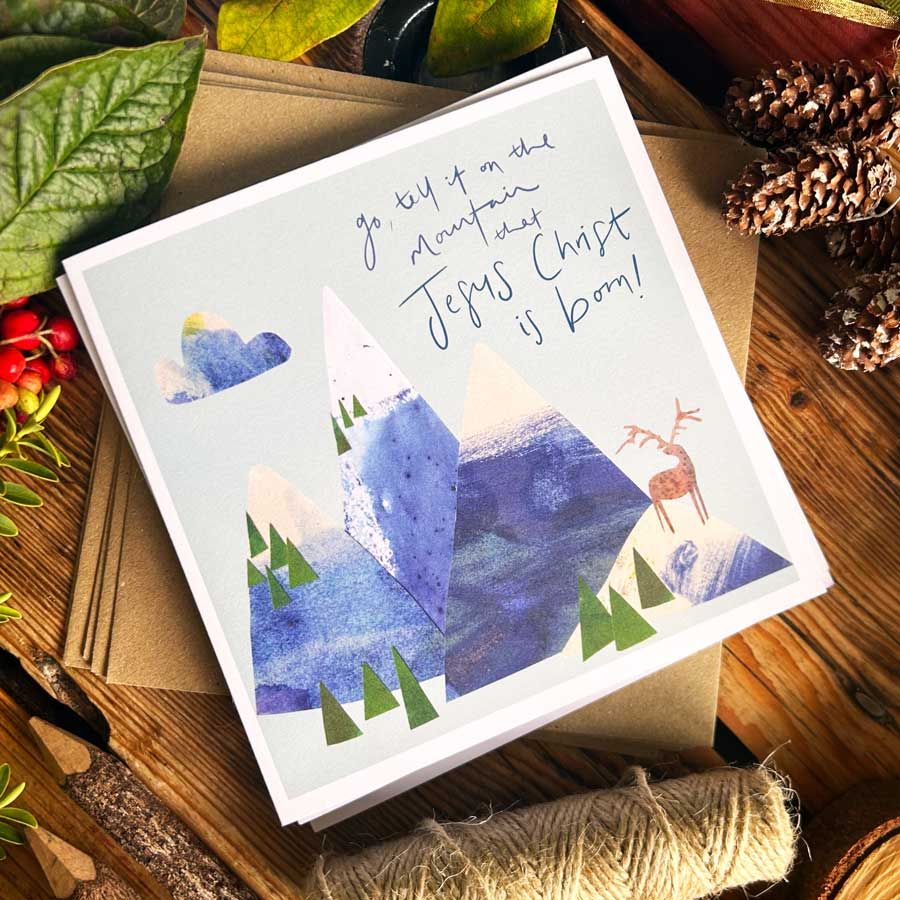 Go tell it on the Mountain Christmas Cards Pack (Set of 5)