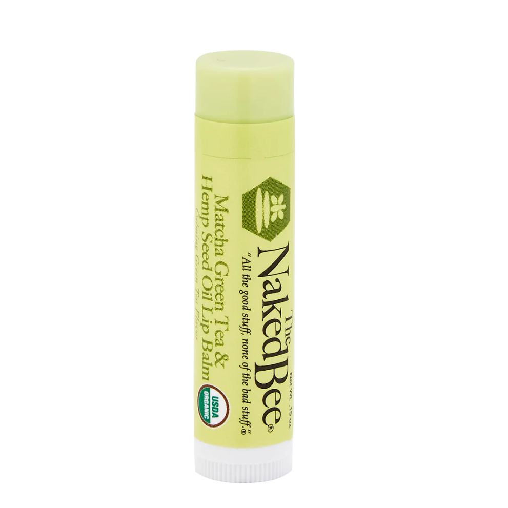 Matcha Green Tea & Hemp Seed Oil USDA Organic Lip Balm