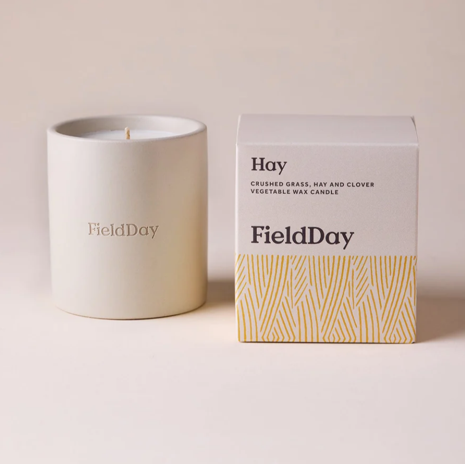 Classic Hay Stoneware Candle