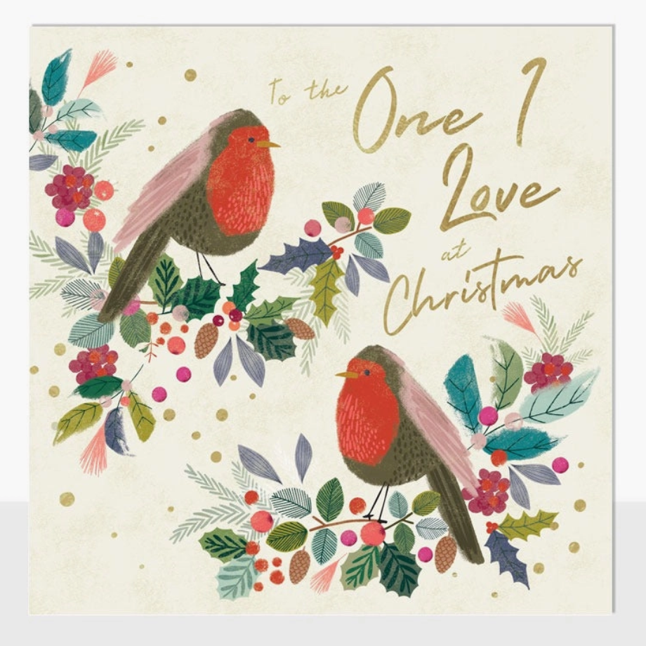 One I love Christmas Card