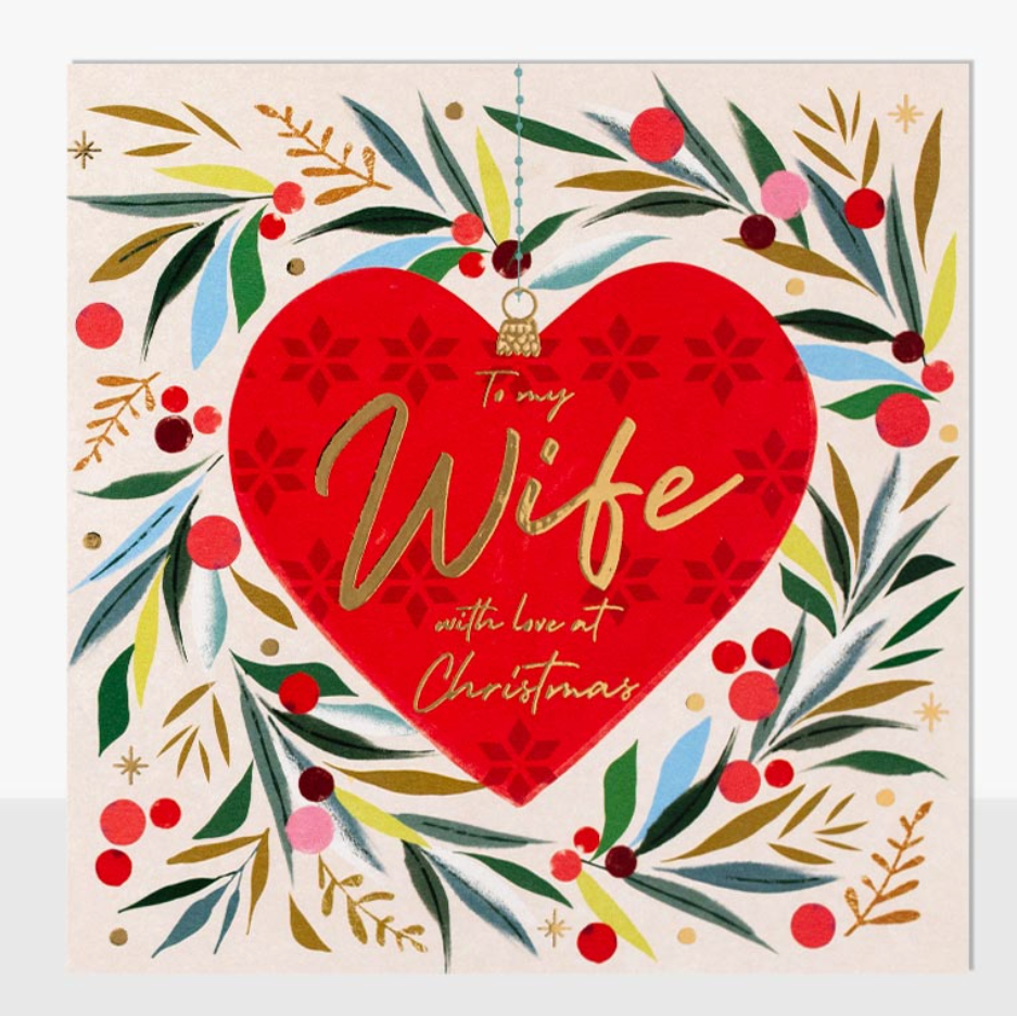 Wife Christmas Card