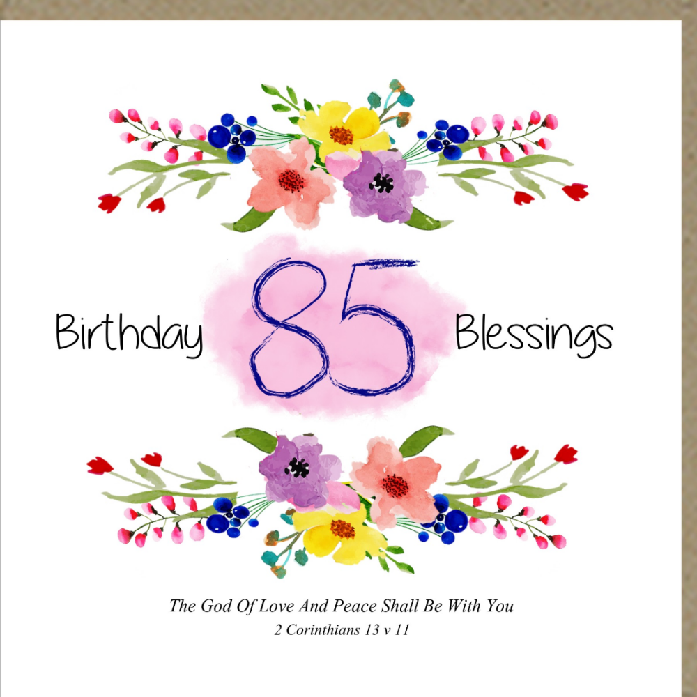 85th Birthday Card