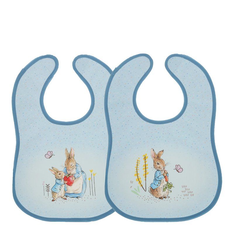 Peter Rabbit Childrens Bibs- Set of 2