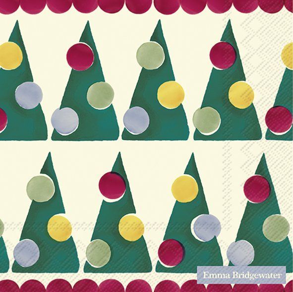 Polka Trees Napkins - Emma B