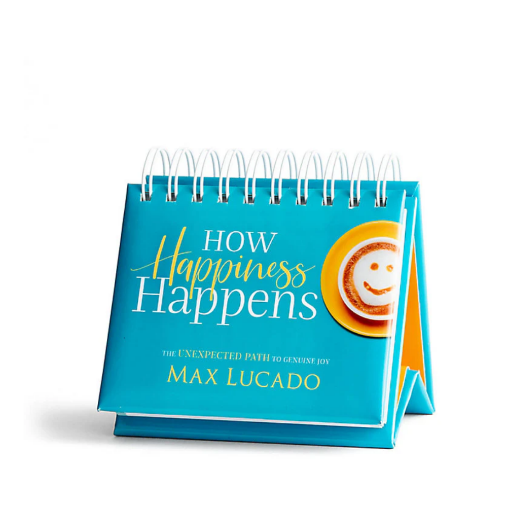 DayBrightener: How Happiness Happens (Lucado)