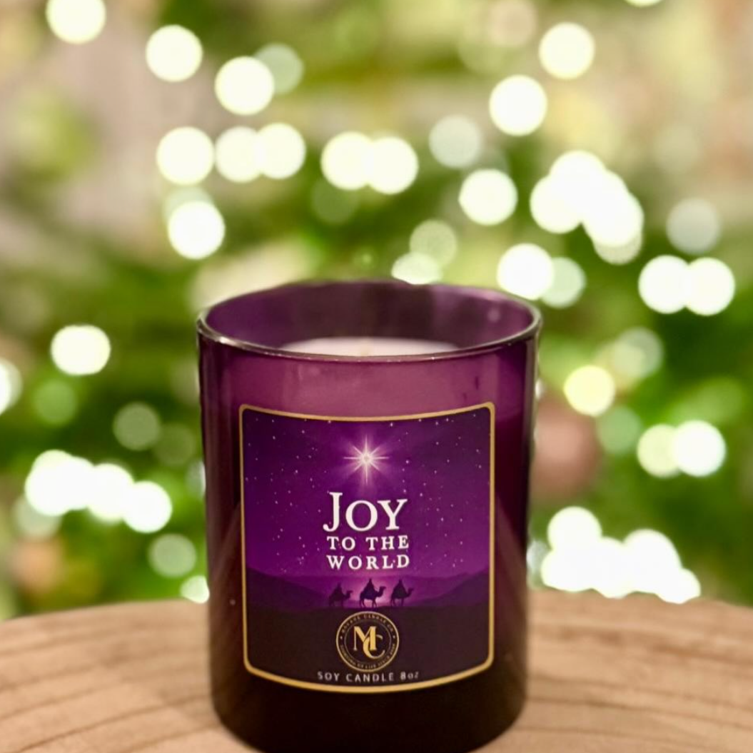 Joy to the World Candle- Mourne Candle