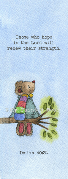 Wait on the Lord- Bookmark