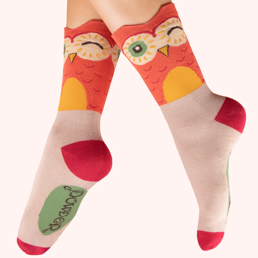 Character Socks- Owl