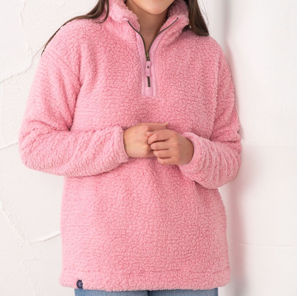 Bay Fleece - Pink- Sizes 8, 12, 14, 16, 18