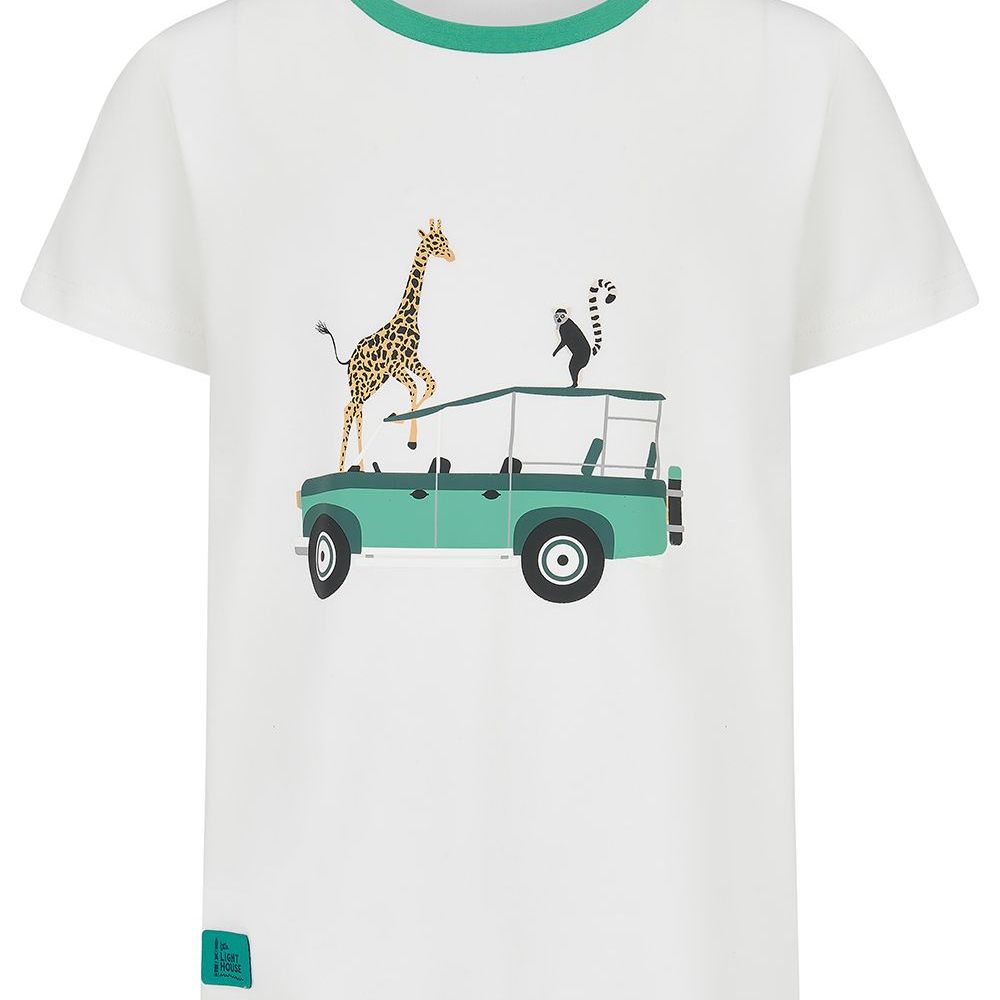 Oliver Short-Sleeve Top- Animal Watch- Ages 1-2, 2-3, 3-4, 4-5, 5-6, 6-7, 7-8