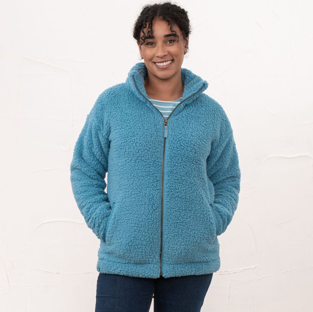 Seashell Fleece - Blue- Size 8, 10, 12, 16, 18