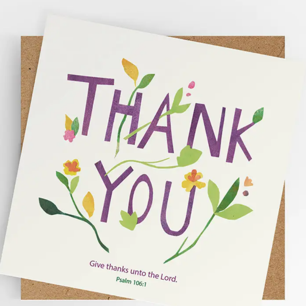 Thank you Psalm 106v1