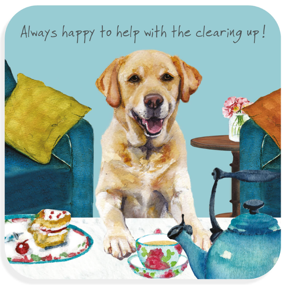 Yellow Labrador Coaster