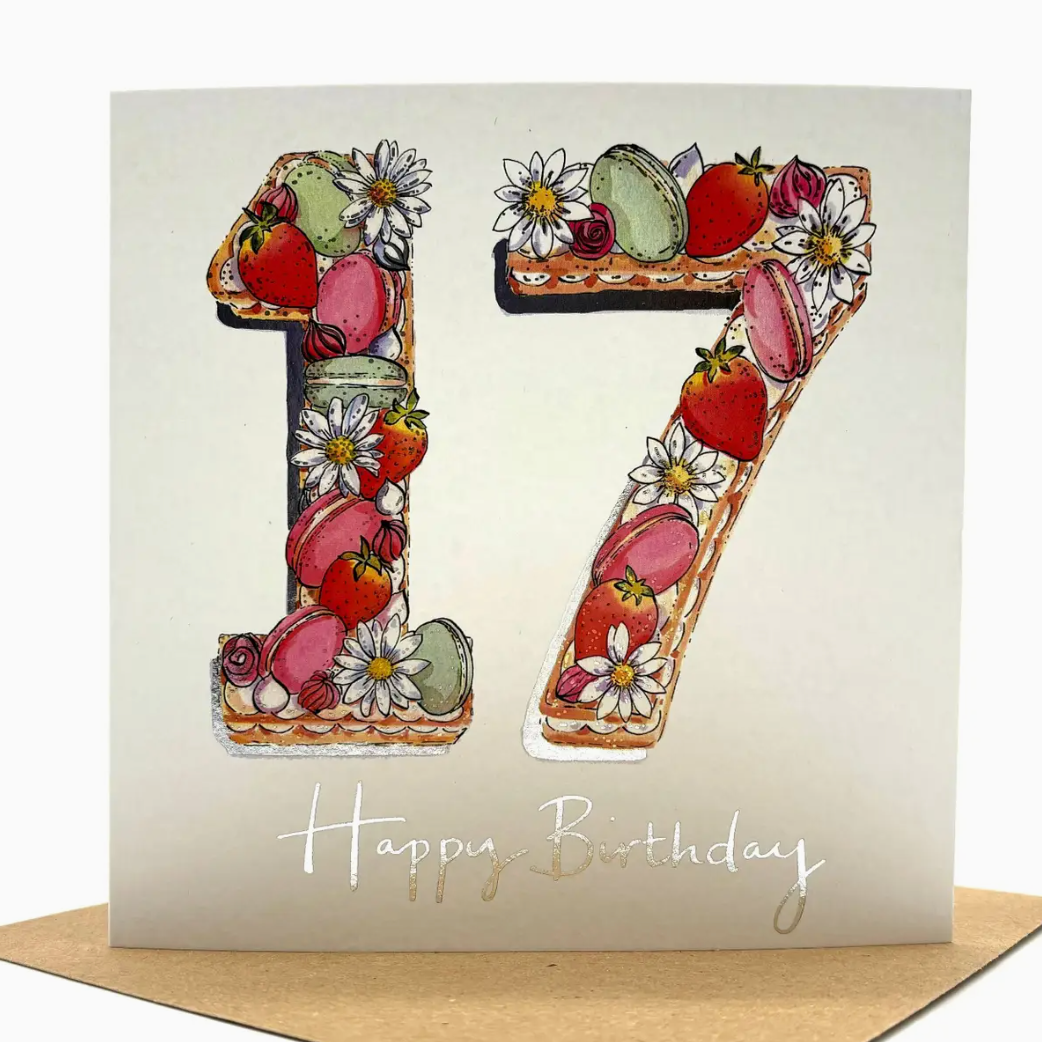 17th Birthday Card