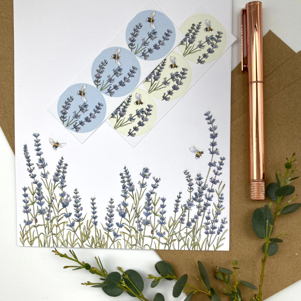 Writing Set- Lavender