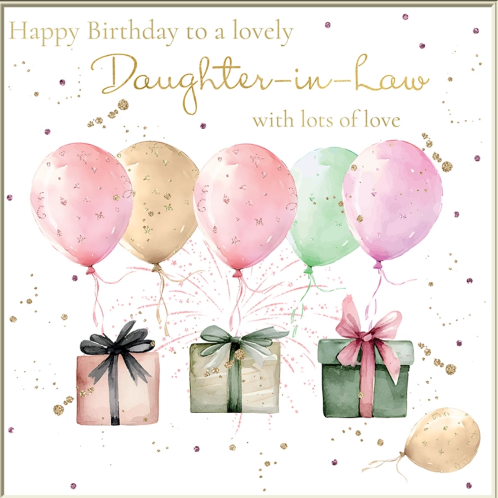 Daughter-in-law Birthday Card