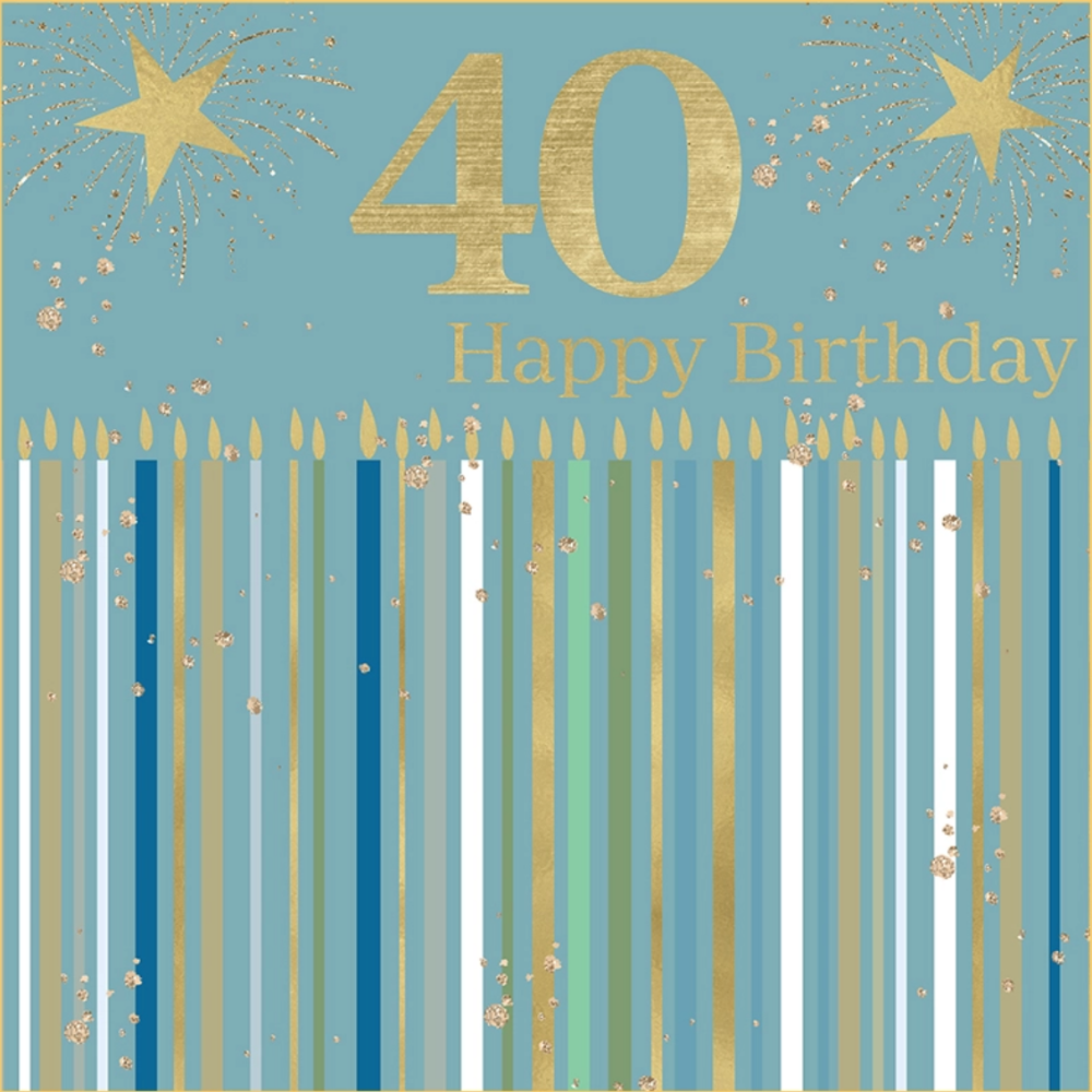 40th Birthday Card