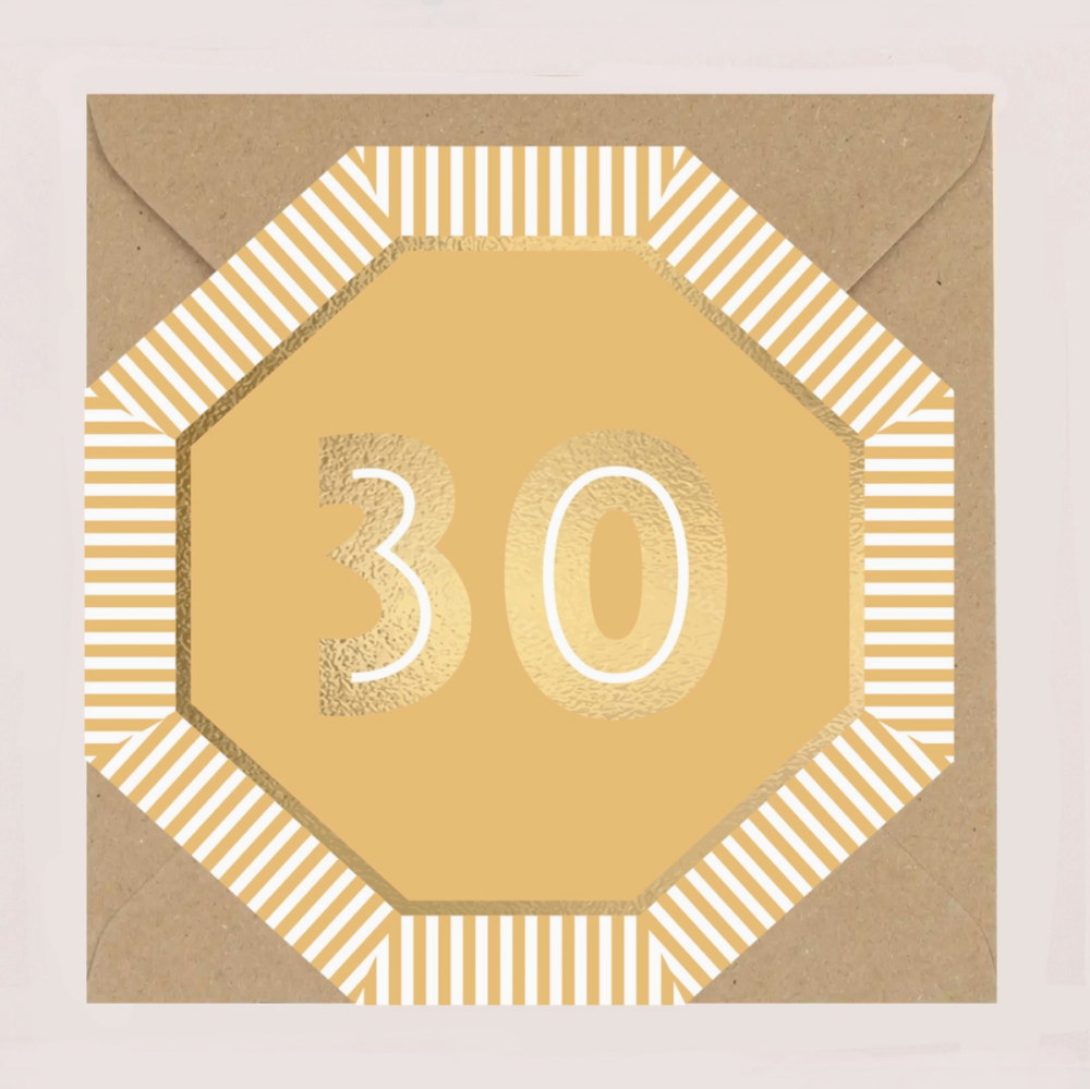 30th Birthday Card