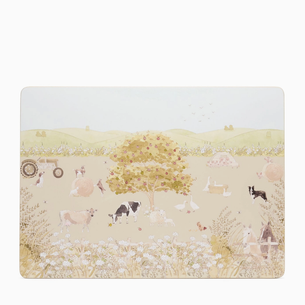 Farm Friends Extra Large Placemats (Set of 2)