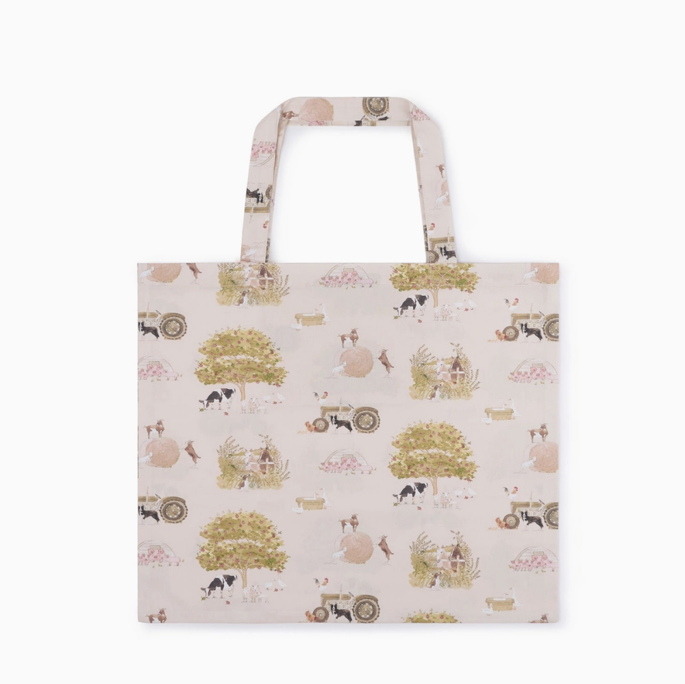 Farm Friends Folding Shopping Bag