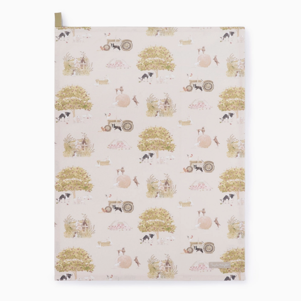Farm Friends Tea Towel