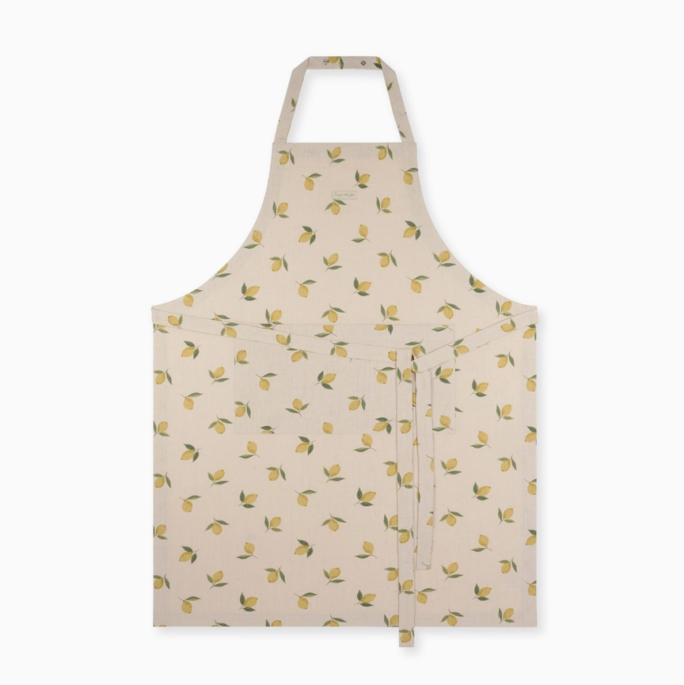 Lemons Linen Apron