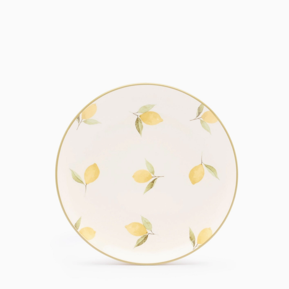 Lemons Stoneware Side Plate