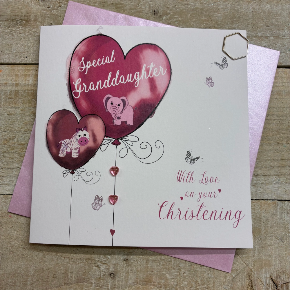 Granddaughter Christening Card