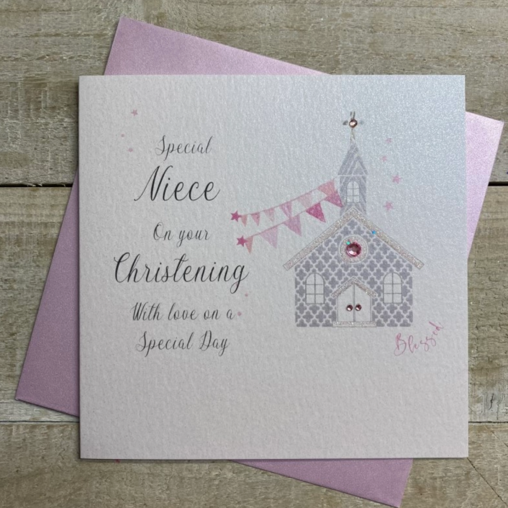 Niece Christening Card
