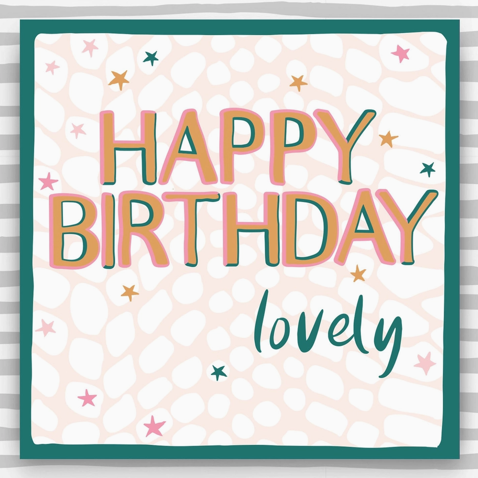 Birthday Card- Lovely
