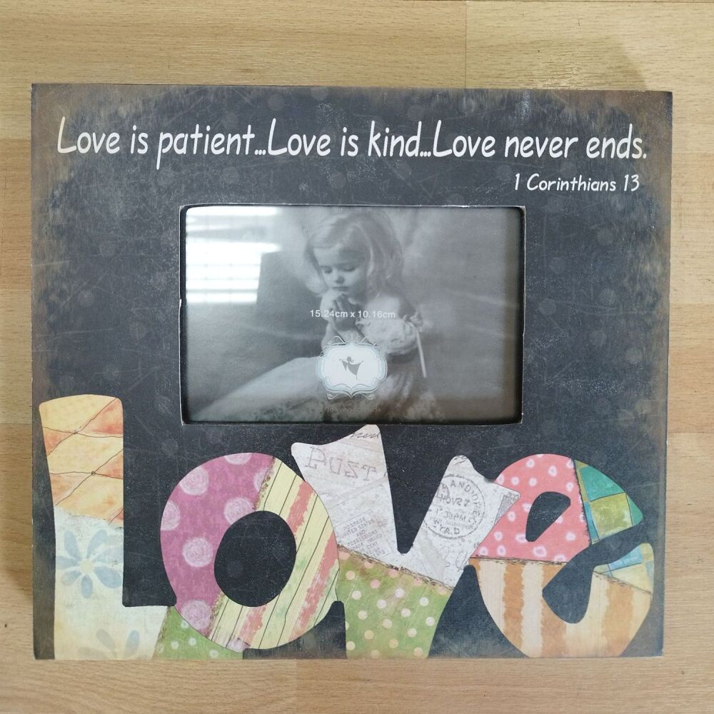 Love Photo Frame- 6" x 4"